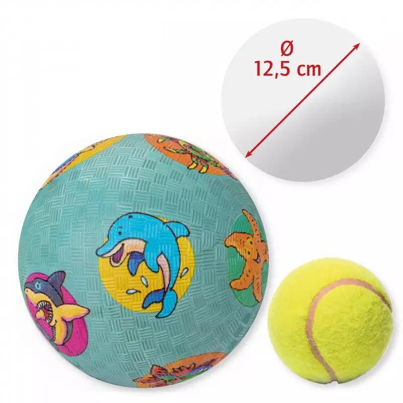 Kinderball Unterwassertiere 12 cm Naturkautschuk - Mauder