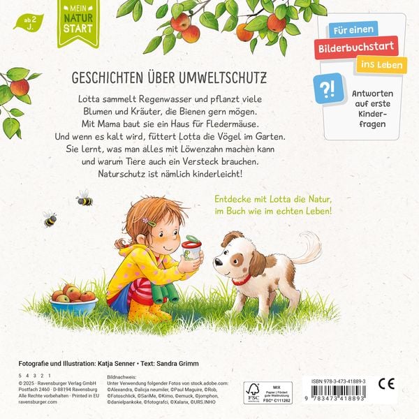 Kinderbücher - Lotta liebt: die Natur - Ravensburger