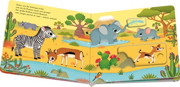 Kinderbücher - Mein Schiebe - Mitmachbuch: Wilde Tiere - Ravensburger