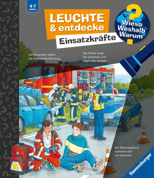 Kinderbücher - Wieso? Weshalb? Warum? Leuchte & Entdecke: Einsatzkräfte - Ravensburger