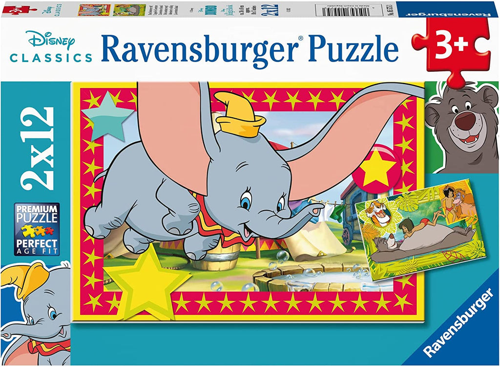 Kinderpuzzle 2x12 - Das Abenteuer ruft - Ravensburger