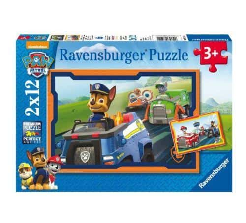 Kinderpuzzle 2x12 - Paw Patrol   - Ravensburger