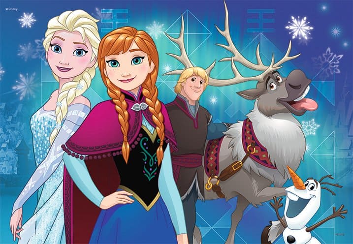 Kinderpuzzle 2x24 - Frozen Nordlichter - Ravensburger