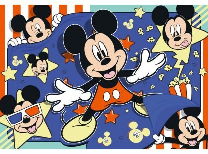 Kinderpuzzle 2x24 - Micky Maus Film ab ! - Ravensburger