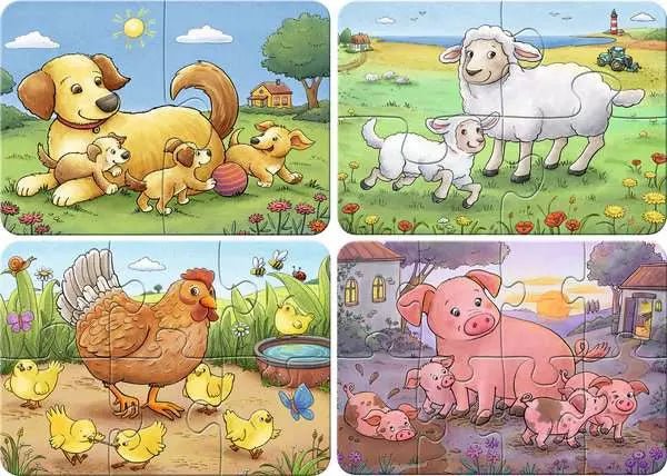 Kinderpuzzle ab 2 Jahren - Kleine Bauernhoftiere - Ravensburger