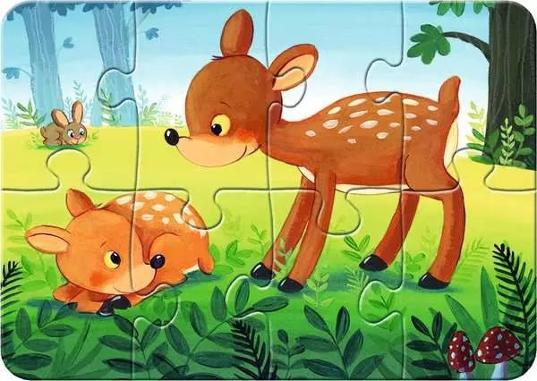 Kinderpuzzle ab 2 Jahren - Kleine Tierfamilien - Ravensburger