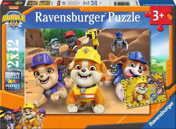 Kinderpuzzle ab 3 Jahren - Rubble & Crew - 12 Teile - Ravensburger