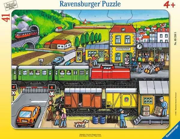 Kinderpuzzle ab 4 Jahren - Bahnfahrt - 41 Teile - Ravensburger