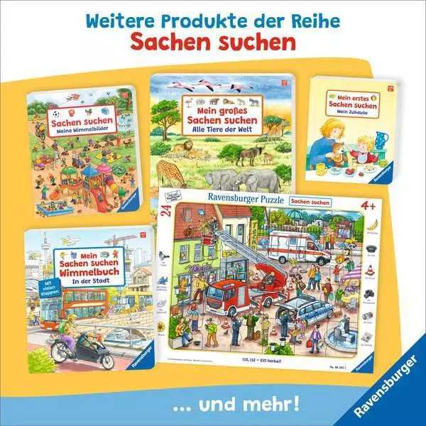 Wimmelbild Puzzle mit Hafenmotiv ab 4 Jahren Rahmen und 24 Teile Ravensburger
