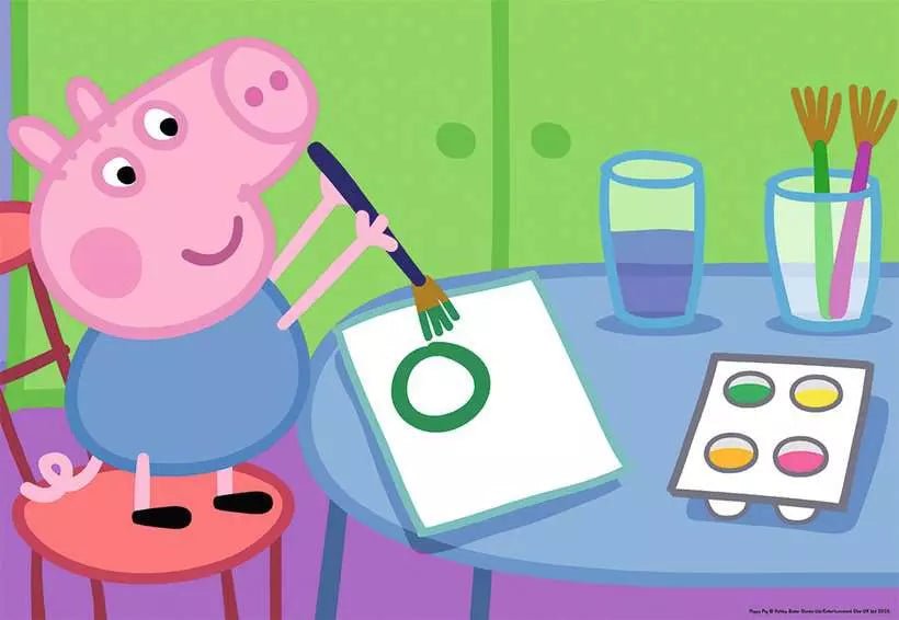 Puzzle ab 4 Jahren Peppa Wutz Lernmotiv