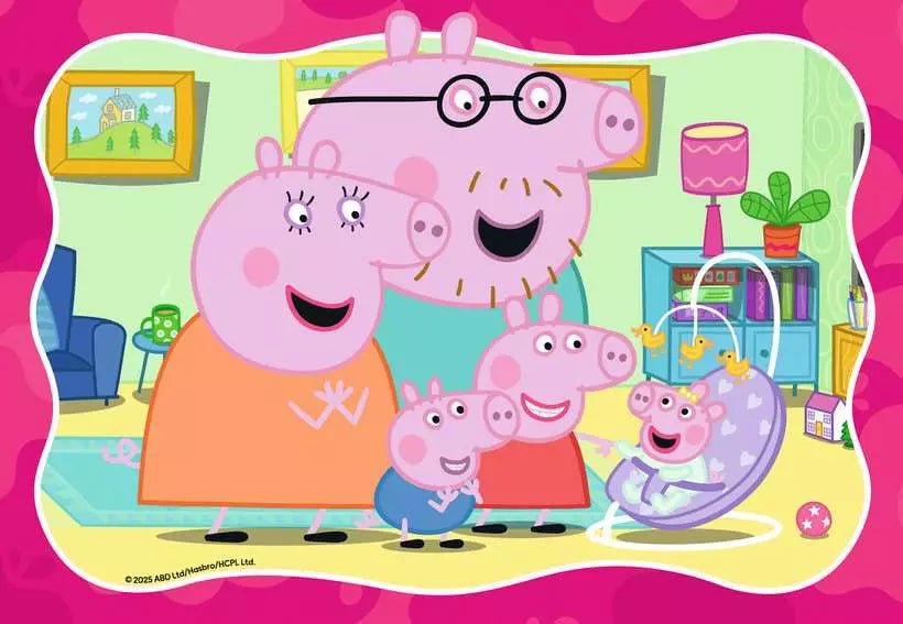 Kinderpuzzle Peppa Pig 2 Motive je 24 Teile Ravensburger
