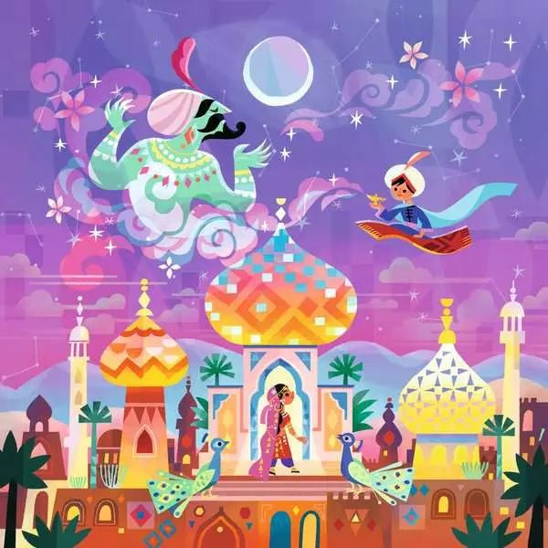 Ravensburger Kinderpuzzle 64 Teile Aladdin und die Wunderlampe
