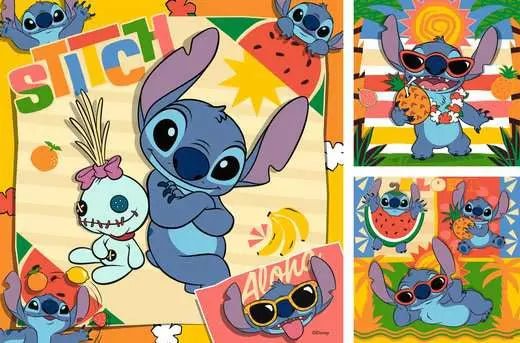 Kinderpuzzle ab 5 Jahren - Disney Stitch - 49 Teile - Ravensburger