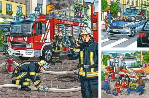 Kinderpuzzle ab 5 Jahren - Helfer in der Not - 49 Teile - Ravensburger