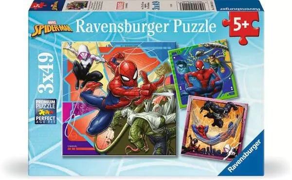 Kinderpuzzle ab 5 Jahren - Marvel Spider - Man - 49 Teile - Ravensburger