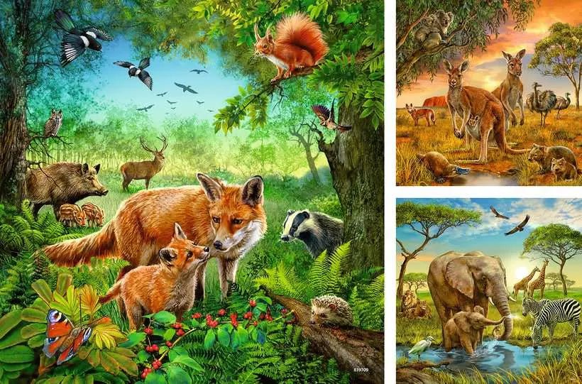 Ravensburger Puzzle ab 5 mit Tieren aus aller Welt