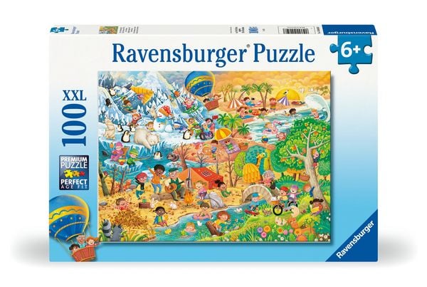 Ravensburger Kinderpuzzle 100 Teile Die 4 Jahreszeiten ab 6 Jahren
