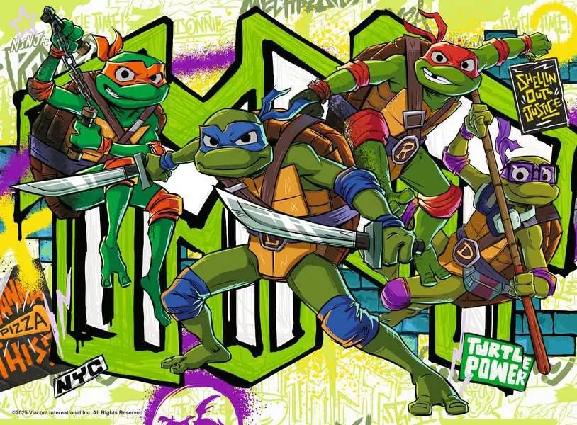 Ravensburger Kinderpuzzle 200 Teile Die unbesiegbaren Turtles
