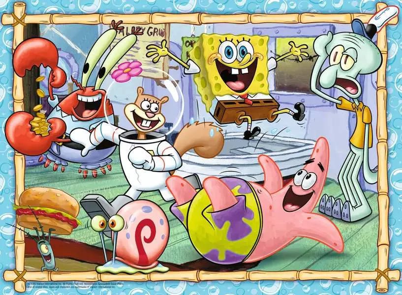 Ravensburger Kinderpuzzle 200 Teile Neue Abenteuer Bikini Bottom
