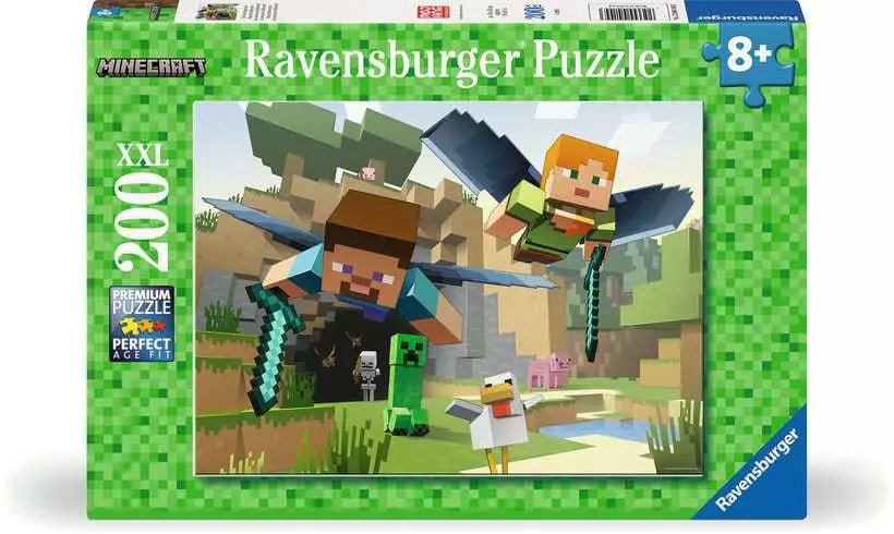 Minecraft Puzzle ab 8 Jahren 200 Teile XXL Ravensburger
