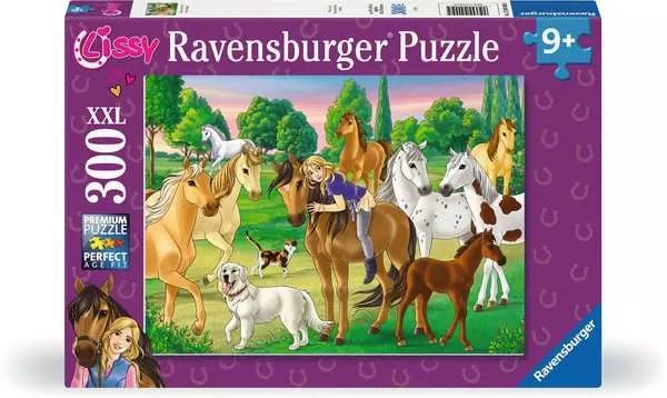 Kinderpuzzle ab 9 Jahren - Lissy und Arcado auf der Koppel - 300 Teile - Ravensburger