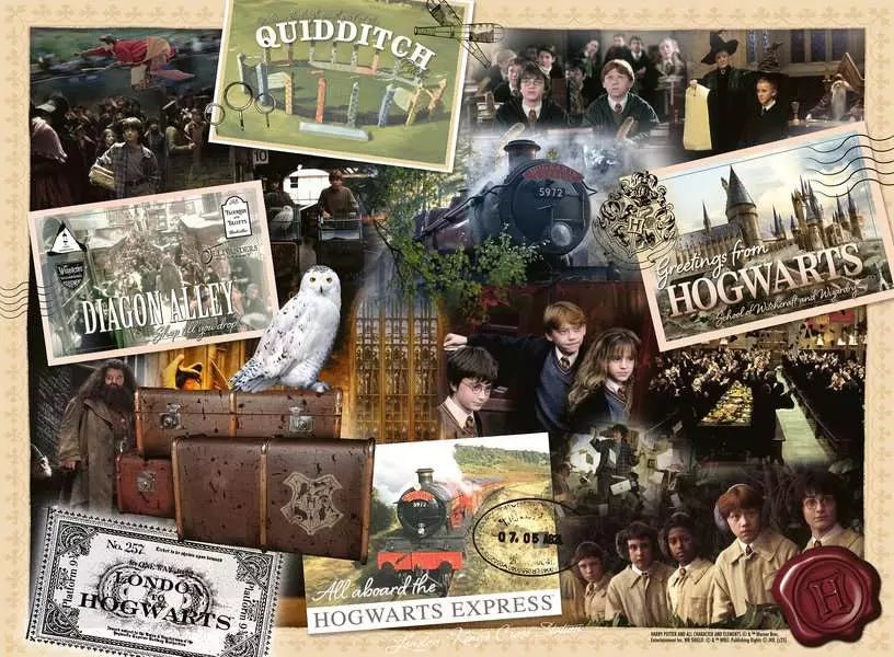 Ravensburger Kinderpuzzle 300 Teile Zurück in Hogwarts Harry Potter
