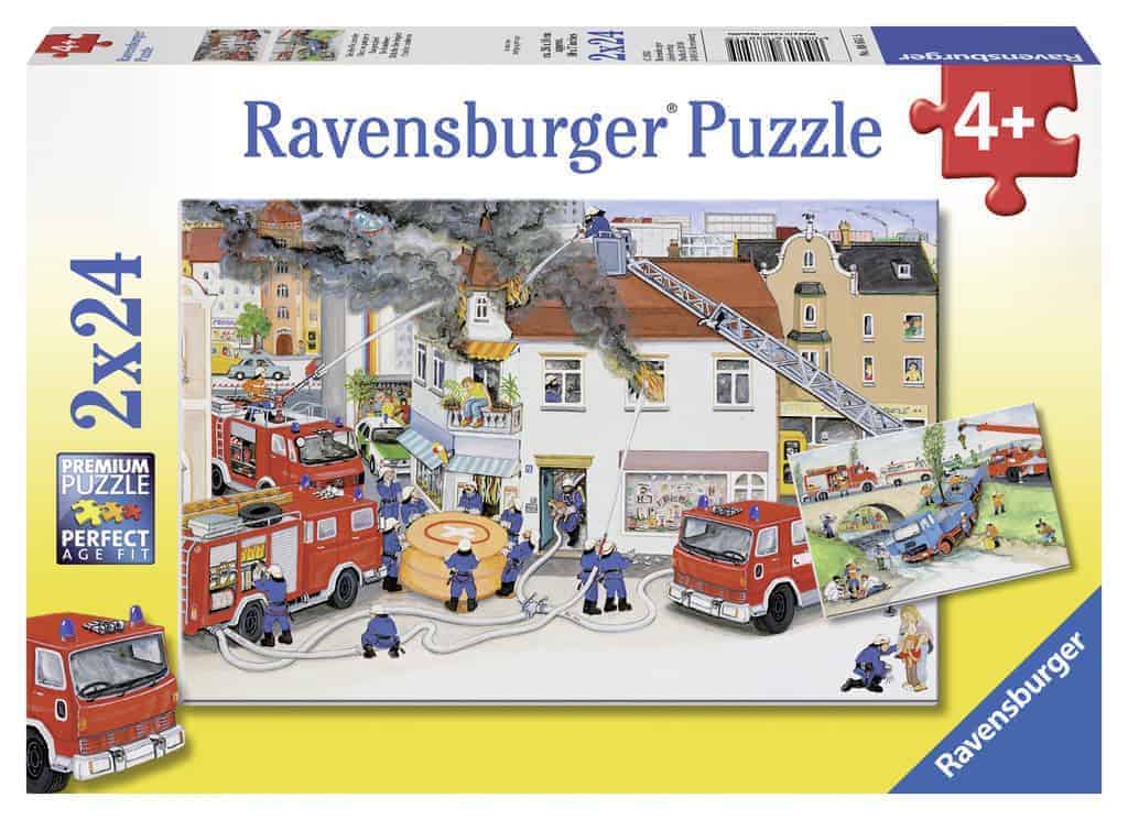 Kinderpuzzle - Bei der Feuerwehr - Ravensburger