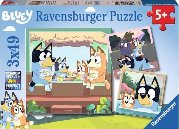 Kinderpuzzle - Blueys Abenteuer - 49 Teile - Ravensburger