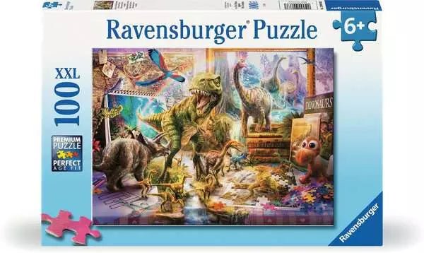 Kinderpuzzle - Dinos im Kinderzimmer - Ravensburger