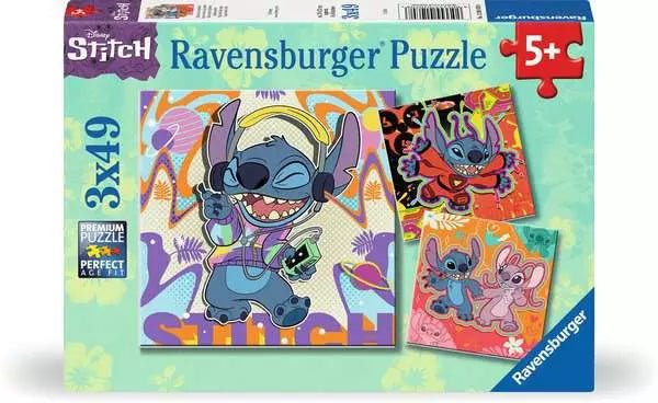 Kinderpuzzle - Disney Stitch - Einfach nur spielen - 49 Teile - Ravensburger