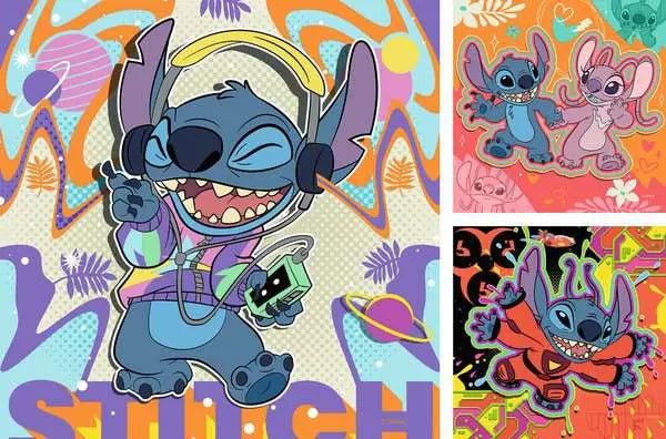 Kinderpuzzle - Disney Stitch - Einfach nur spielen - 49 Teile - Ravensburger