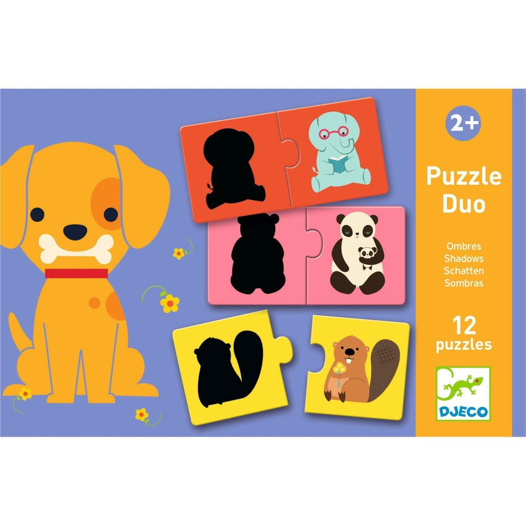 Kinderpuzzle - Duo - Schatten - Djeco