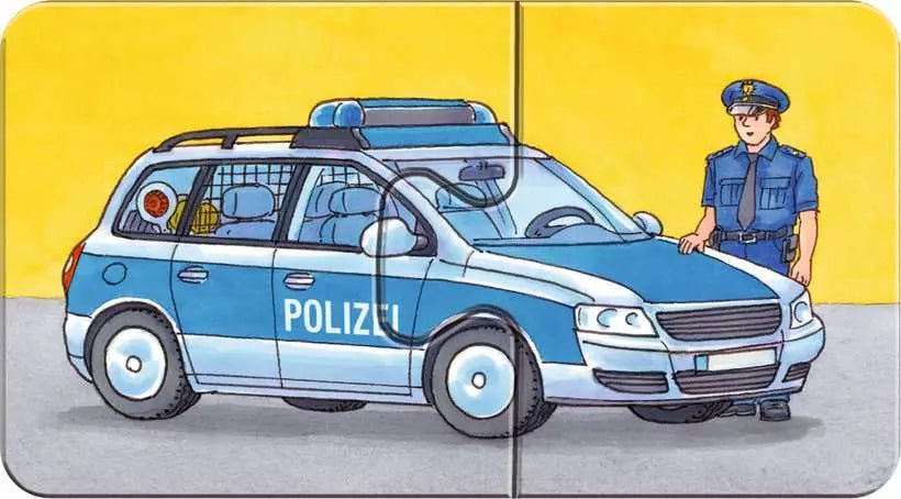 Kleinkind-Puzzle ab 2 mit dicken Teilen und Alltagsmotiven