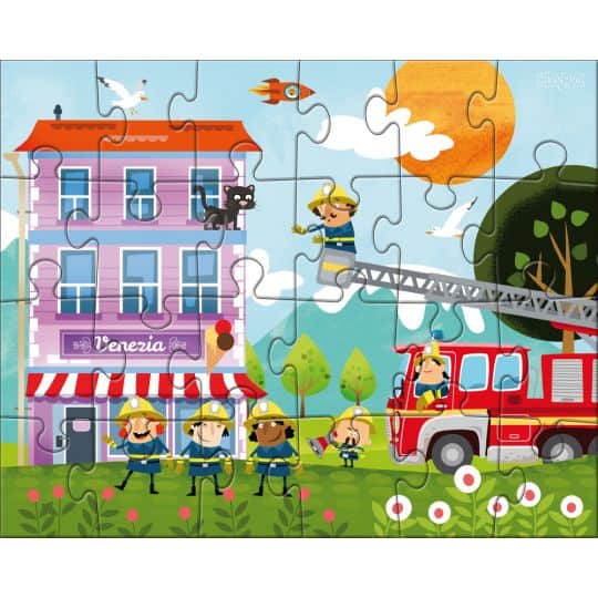 Kinderpuzzle - Kleine Feuerwehr - Haba