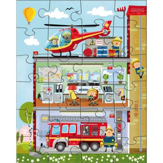 Kinderpuzzle - Kleine Feuerwehr - Haba