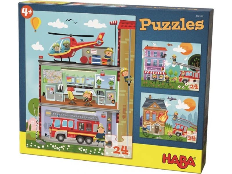 Kinderpuzzle - Kleine Feuerwehr - Haba