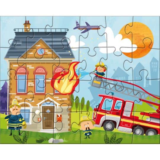 Kinderpuzzle - Kleine Feuerwehr - Haba