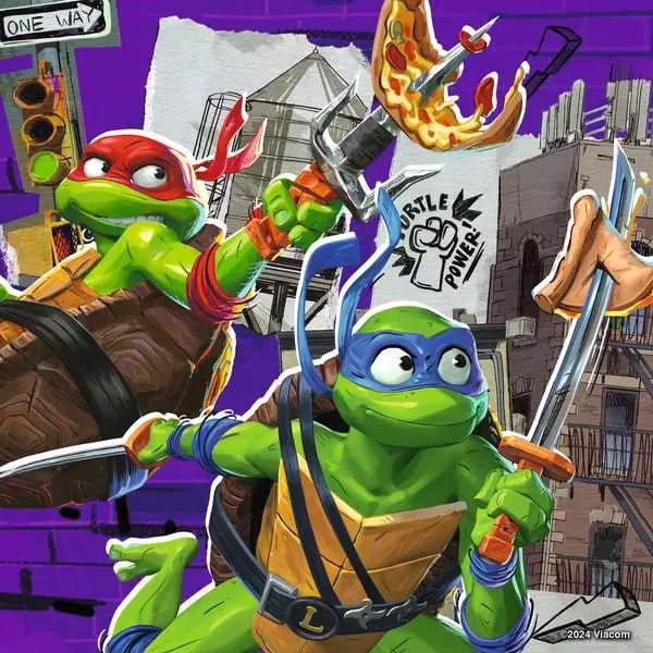 Kinderpuzzle - Ninja Turtles - 49 Teile - Ravensburger