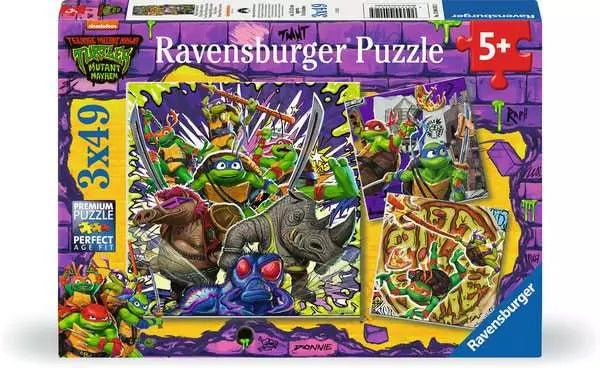 Kinderpuzzle - Ninja Turtles - 49 Teile - Ravensburger