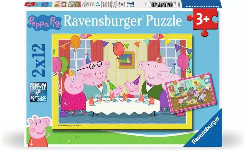 Peppa Pig Kinderpuzzle 12 Teile Zeit zu feiern