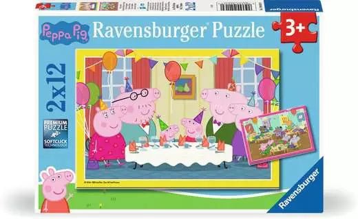 Kinderpuzzle - Peppa Pig - Zeit zu feiern! - 12 Teile - Ravensburger