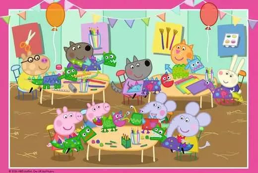 Kinderpuzzle - Peppa Pig - Zeit zu feiern! - 12 Teile - Ravensburger