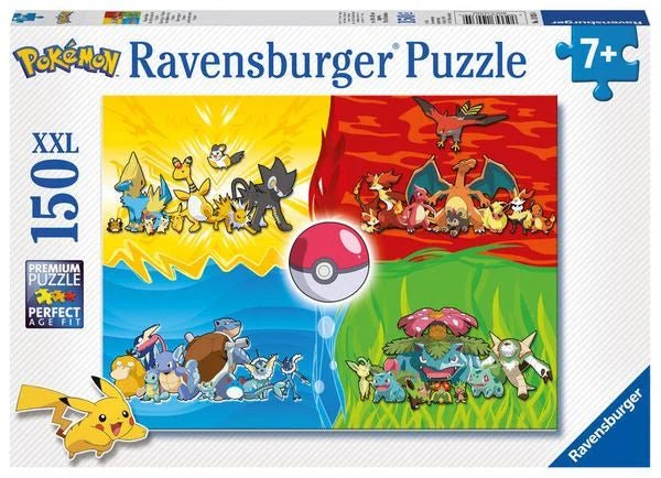 Kinderpuzzle - Pokémon Typen - 150 Teile - Ravensburger