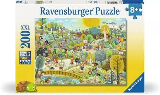 Kinderpuzzle - Wir schützen unsere Erde! - 200 Teile - Ravensburger