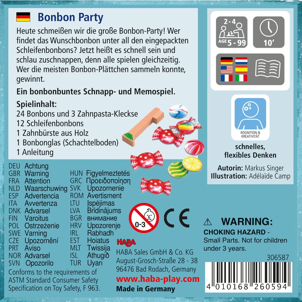 Kinderspiel - Bonbon Party - Haba