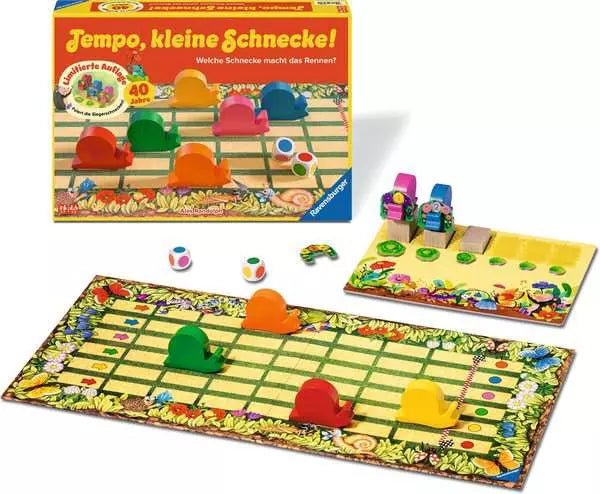 Kinderspiel - Tempo kleine Schnecke 40 Jahre - Ravensburger