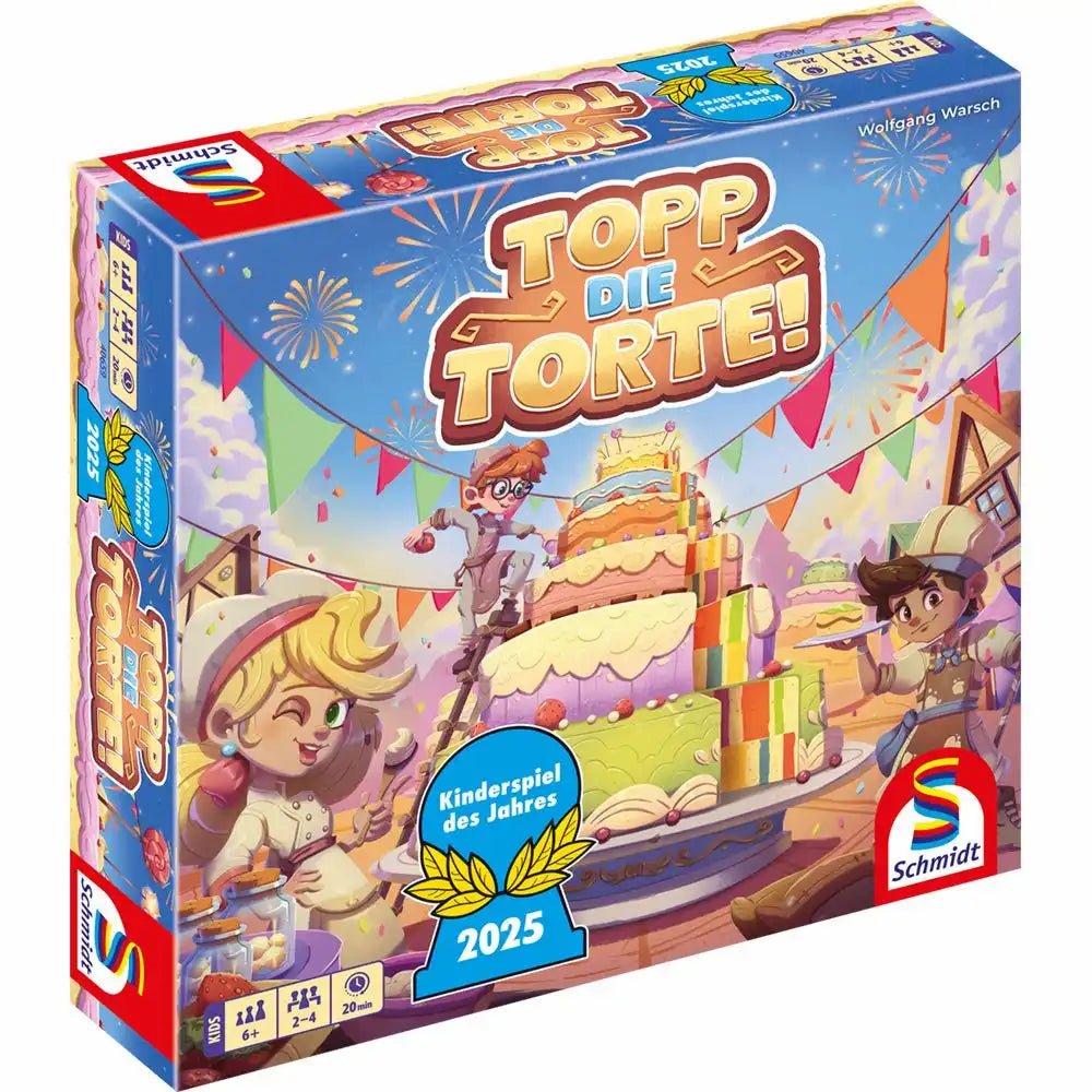 Kinderspiel des Jahres 2025 Topp die Torte
