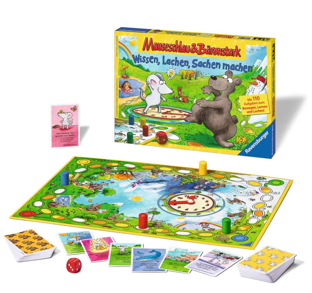 Kinderspiel - Wissen Lachen Sachen machen Mäuseschlau und Bärenstark - Ravensburger