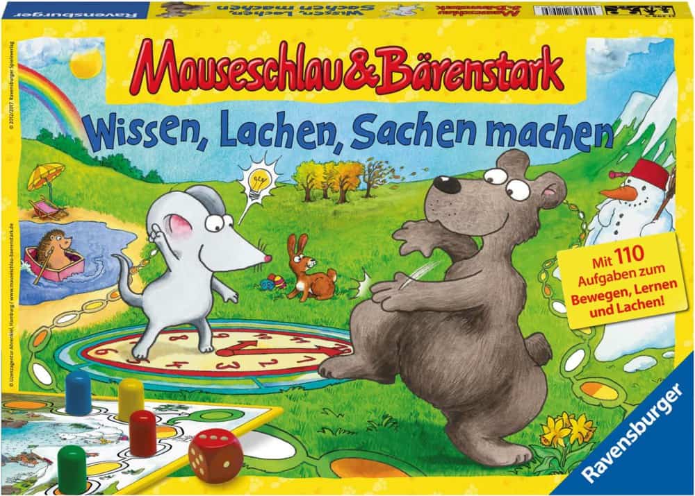 Kinderspiel - Wissen Lachen Sachen machen Mäuseschlau und Bärenstark - Ravensburger