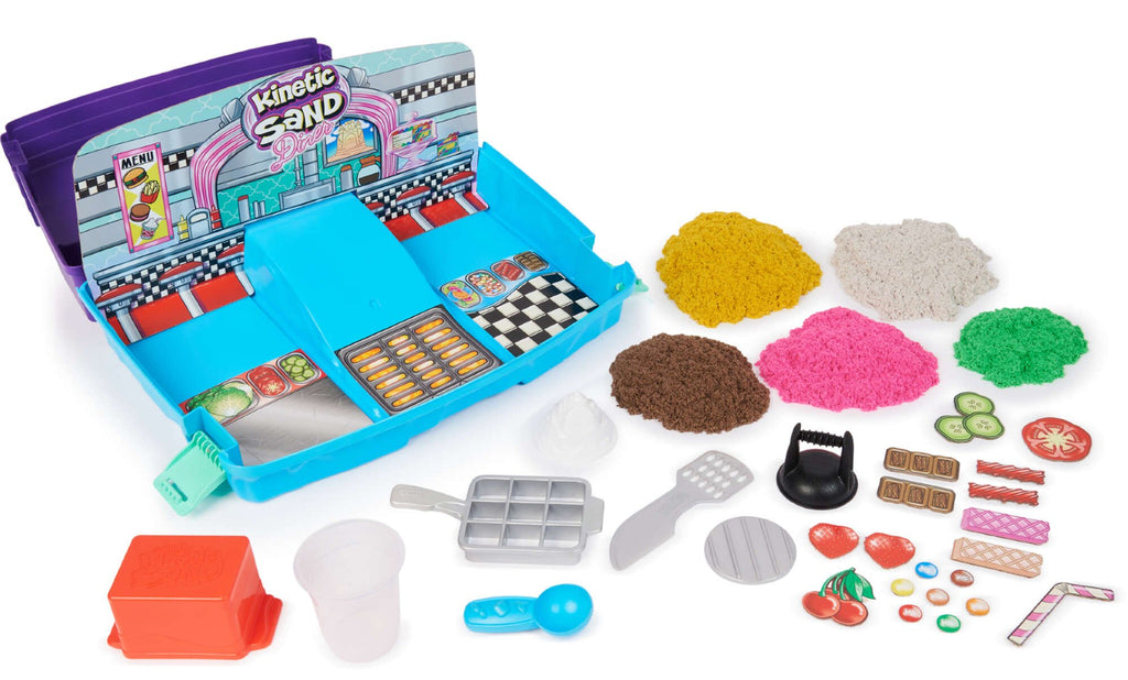 Kinetic Sand Set – Grill N'Scoop Diner - Spin Master